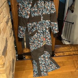 Free People Movement All Prepped Printed Ski Suit Size Small